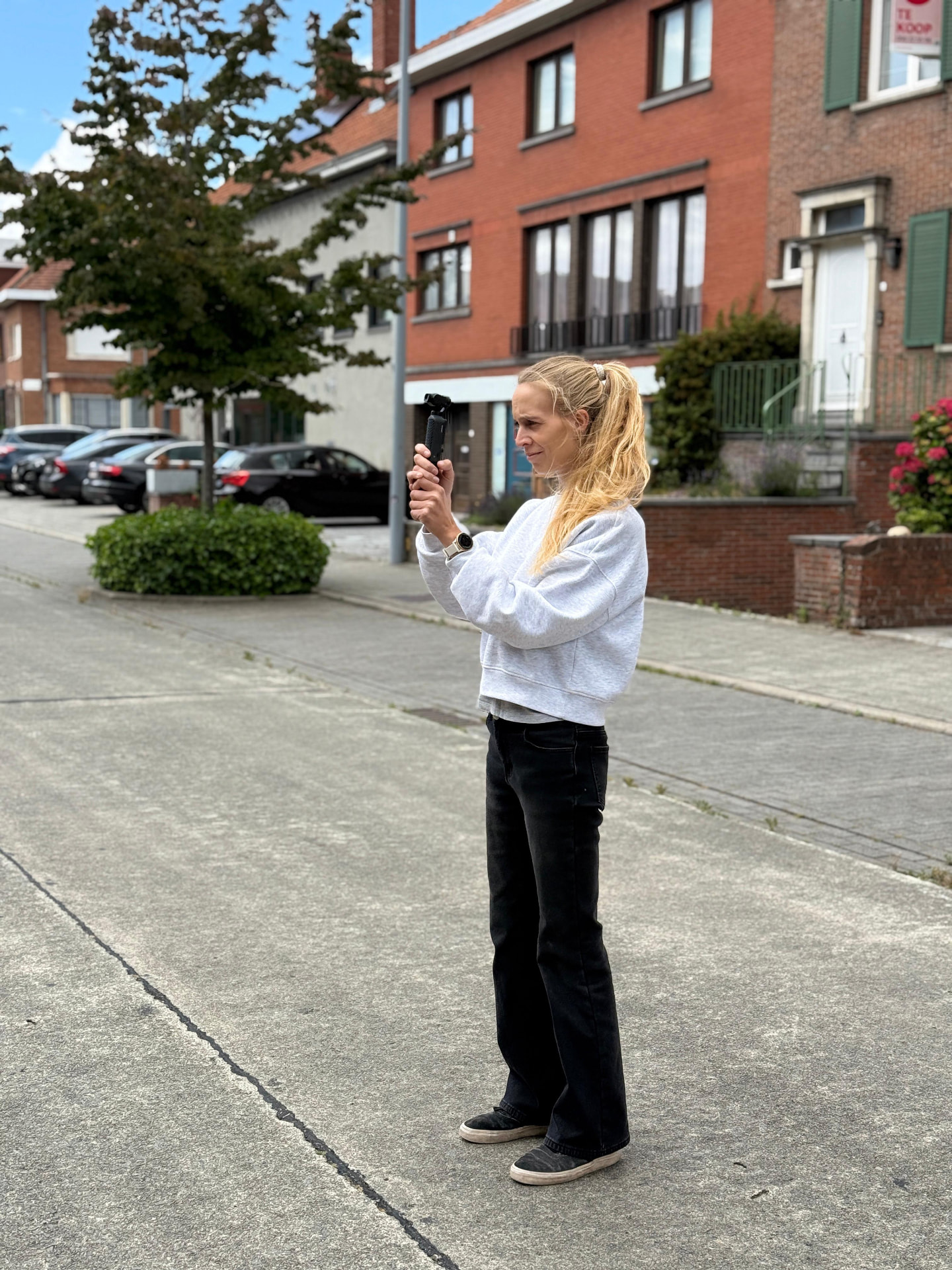 Altitura aan het filmen op locatie
