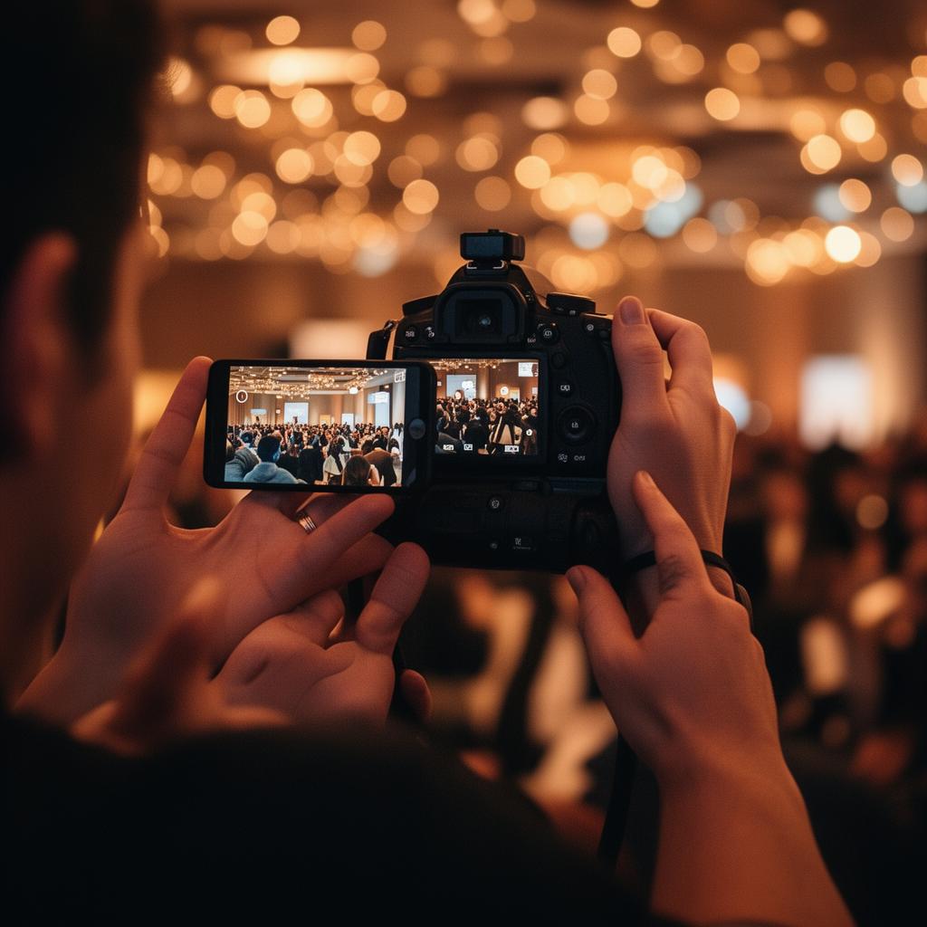 Live content creatie tijdens een event